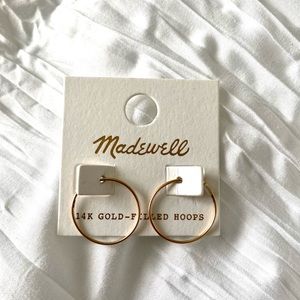 Madewell 14k Gold-Filled Hoop Earrings